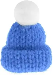 aternee 1:12th Scale Beanie Hat Doll House Miniatures Room Decoration Accessory - Blue