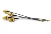 4X 12 Inch 1.37 U.FL/ IPX Mini PCI to SMA Female Pigtail Antenna WiFi Cable USA