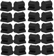 Abaodam 20pcs Trumpet Valve Cork Pads for Brass Instruments Rubber Bumper Replacement for Alto Sax Trombone Smooth Playing Noise Reduction for Bands Performances