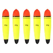 1.8oz Fishing Slip Bobbers, 5 Pack EVA Fishing Float, Yellow