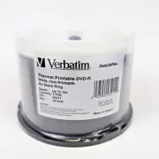 NEW SEALED Verbatim DataLifePlus 95211 16x DVD-R 4.7GB White Thermal Printable