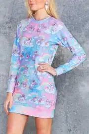 BlackMilk So Cute I Could Puke Sweater Dress Size Medium M NEW NWT