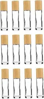 MUSISALY 12pcs Refillable Roller Ball Bottles for Essential Oils Perfumes Travel Friendly Containers Easy to Clean Reuse for Daily Use