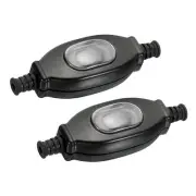 4.5mm Inline Cord Switch, Waterproof Appliance Switch 250V 3A Rocker Switch 2pcs