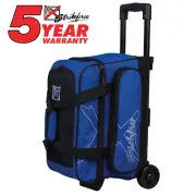 KR Strikeforce Hybrid X Black/Blue 2 Ball Roller Bowling Bag