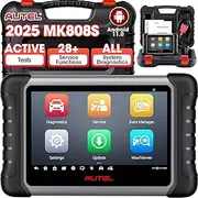 Autel MaxiCOM MK808S Scanner, 2025 Bidirectional Scan Tool Same as MK808BT Pro MX808S, 28+ Resets,Active Test,AutoAuth, All System Diagnostic, Injector Coding, Android 11, Update Of MK808 MX808 MK808Z