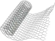 SUPVOX Chick Wire Fence 0.6mm Green Coated Wire 16mm Hole 1m x 1m Easy Install Sturdy Mesh Netting for Pet Protection
