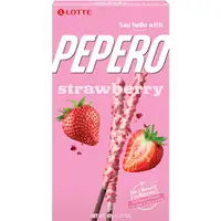 在飛比找樂天市場購物網優惠-LOTTE Pepero雙層巧克力棒草莓韓版40g【愛買】