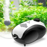 Aquarium Air Pump, 4W 55GPH Oxygen Pump Fish Tank Air Pump for Fish Tank up to 7