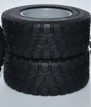 2x Lego Technic Unimog/Tumbler, Wheel Tire 94.3x38R LBG Rims 92912/44772 - New
