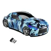 Wireless Cool Sports Car Shape 2.4 GHz USB Mouse - 1600 DPI Optical Portable ...
