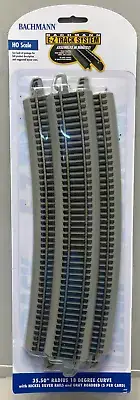Bachmann HO Scale 44507 Curve E-Z Track Nickel-Silver 35.5" Radius (5-pcs) - NIB