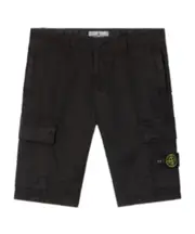 Compass-motif shorts 12,14Y,10Y black