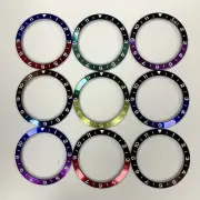 38mm Aluminum Bezel Watch Bezel Insert for 40mm Watch Case GMT1-11 Bezel Ring