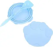 1Set Food Can Lid for Pets Lids Spoon Durable Wear Resistant Dog Food Accessory Easy to Use Dishwasher Safe for Cat Food Storage