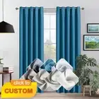 100% Blockout Curtain Draperies Eyelet Curtains Bedroom Window 220/250cm Drop