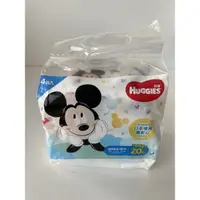 在飛比找蝦皮購物優惠-HUGGIES好奇 迪士尼米奇純水濕巾 加厚型 20抽4包裝