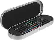 SAFIGLE 1 Set Stainless Steel Ergonomic Spiral Ear Spoons for Family Use Safe Comfortable Ear Cleaning Tools Portable Design for