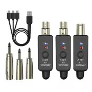 Microphone Transmitter&Receiver UHF XLR Adapter For Recording Studio/Stage Show