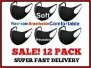 SALE! 12 PCS Reusable Washable Mask Protective Mouth Polyester Spandex Face Mask