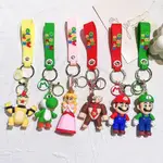 NEW CUTE SUPER MARIO BROS KEYCHAIN GAME MARIO FIGURE KEY CHA