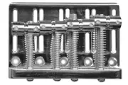 Eagle GPK831 Bass Bridge Tailpiece Chrome for 4-String PB & JB Style