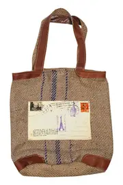 Paris Postcard Hessian Bag--ZOD-963