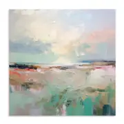 Artey | Pink Morning IV - Stretched Canvas - Stretched Canvas - 64 x 64cm