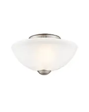 Livex Somerset 2-Light Brushed Nickel Ceiling Mount