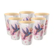 Bird Bamboo 6 Cup Set