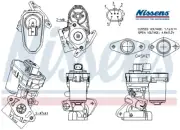 EGR GAS RECIRCULATION VALVE NIS98151 NISSENS I