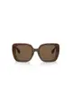 Burberry Women's Square Frame Brown Acetate Sunglasses - BE4371F