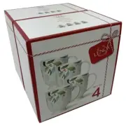 Lenox Frosted Pines Mug Set of 8 14oz Brand New SKU# 887077