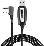 BAOFENG USB Programming Cable CH340 Chip Compatible with UV-5R BF-F8HP Pro 5RM UV-32 GMRS UV-5G Plus GM-15PRO GM21 K5PLUS AR-152 UV-21R Quansheng UV-K5 8 Ham Radio