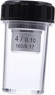 DOITOOL High Accuracy Objective Lens for Labs Increase Contrast Eliminate Reflections Professional Microscope Type Durable Smooth Finish