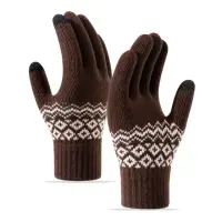 在飛比找momo購物網優惠-【小麥購物】觸控針織手套(針織手套 手套 觸屏手套 保暖手套