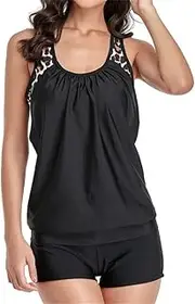 Women's Swimming Suit Large Swimsuits Tankini Sets Female Swimwear Sports Beach Wear Two-Piece Bathing Suit