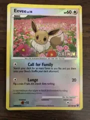 Eevee - 62/100 - Reverse Foil BK Promo NM Promo Pokemon 2B3