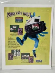 Poker Face Paul's Poker Video Game 1990s Print Advertisement Ad 1994