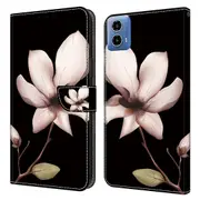 For Motorola Moto G34 5G Case PU Leather 3D Pattern Wallet Phone Cover with Standing Function