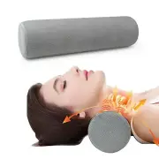 Round Neck Pillows Cervical Roll Cylinder Bolster Pillow for Head Neck Back Legs
