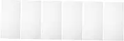 Parliky 6 Pcs Set Set Guitar Head Veneer Guitar Headstock Overlay Fretboard Inlay