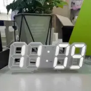 3D Led Digital Clock Usb Powered Wall Clock Multifunctional Luminous Decor New