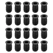 100Pcs Threaded Inserts, M6-1x17 Nut Threaded Inserts for Wood Working Tool