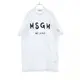 [二手] 【日本直送】 Pre-owned MSGM T-shirt one piece short sleeve logo white black