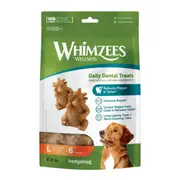 Whimzees Hedgehog Large Dental Dog Treats