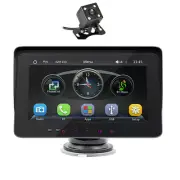 Touch Screen Car MP5 Player For CarPlay Bluetooth USB Mirror Link W/Free Camera (for: Renault)