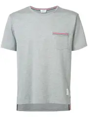 [Thom Browne] pocket cotton T-Shirt 2 Grey