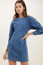 SEED HERITAGE TEEN GIRLS DENIM DRESS SIZE 12,14 BNWT RRP $59 GREAT GIFT