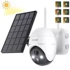 5MP Wireless WIFI Outdoor Home CCTV Security Camera Battery Solar Powered 260°